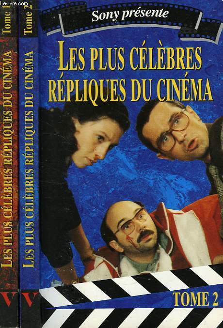 LES PLUS CELEBRES REPLIQUES DU CINEMA, 2 TOMES