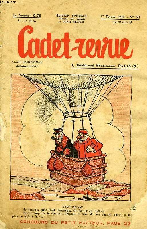 CADET-REVUE, N 51, 1er FEVRIER 1935