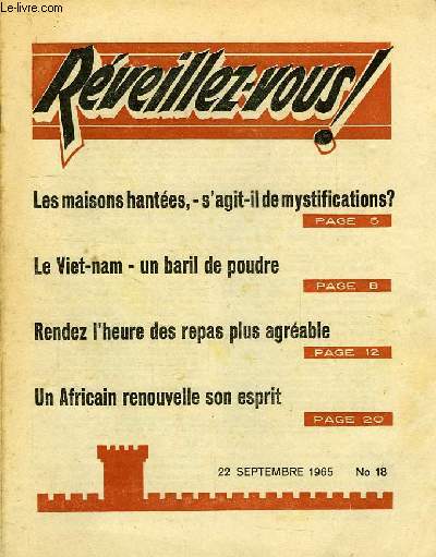 REVEILLEZ-VOUS !, N 18, 22 SEPT. 1965