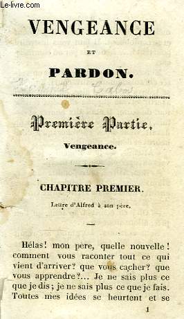 VEANGEANCE ET PARDON