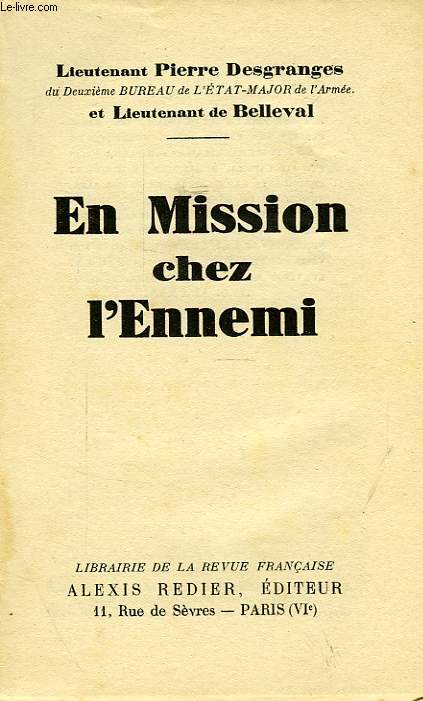 EN MISSION CHEZ L'ENNEMI