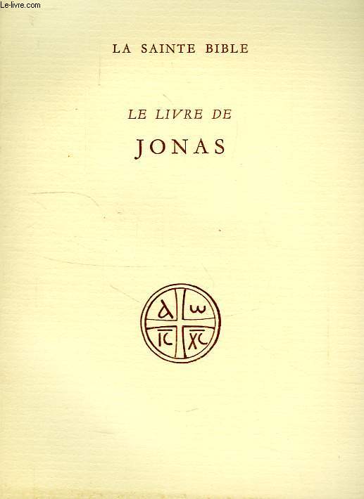 LE LIVRE DE JONAS