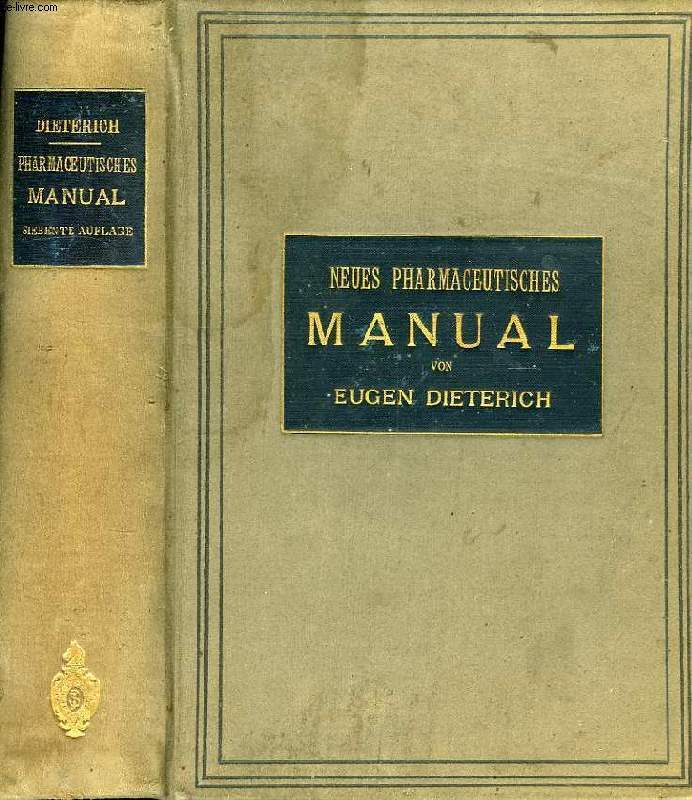 NEUES PHARMAZEUTISCHES MANUAL