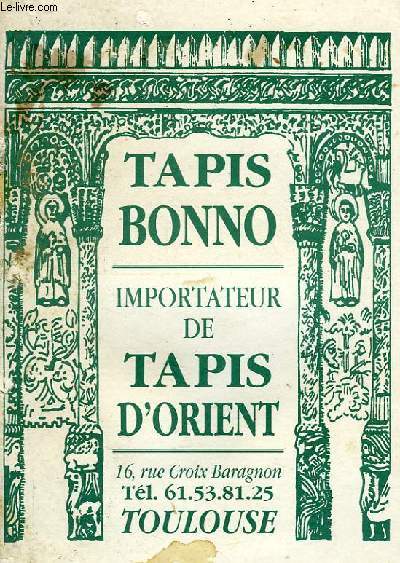 TAPIS BONNO, IMPORTATEUR DE TAPIS D'ORIENT