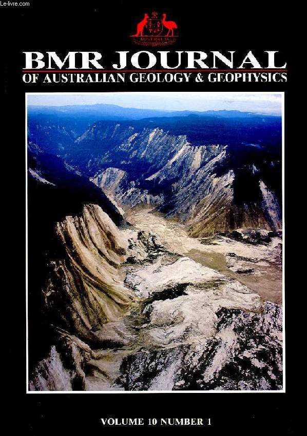 BMR JOURNAL OF AUSTRALIAN GEOLOGY & GEOPHYSICS, VOL. 10, N 1