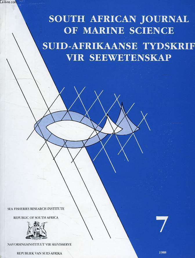 SOUTH AFRICAN JOURNAL OF MARINE SCIENCE, SUID-AFRIKAANSE TYDSKRIF VIR SEEWETENSKAP, N 7, 1988