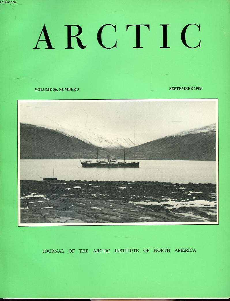 ARCTIC, VOL. 36, N 3, SEPT. 1983