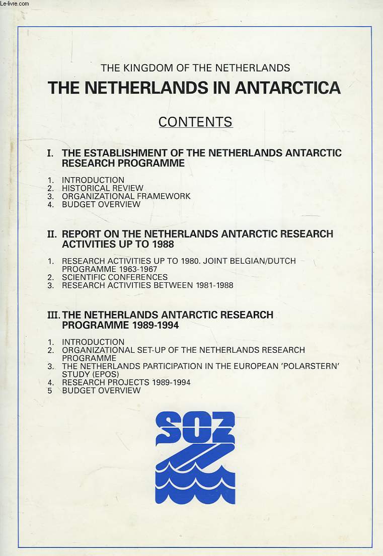 THE NETHERLANDS IN ANTARCTICA