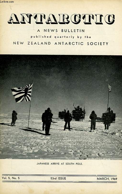 ANTARCTIC, A NEWS BULLETIN, VOL. 5, N 5, MARCH 1969