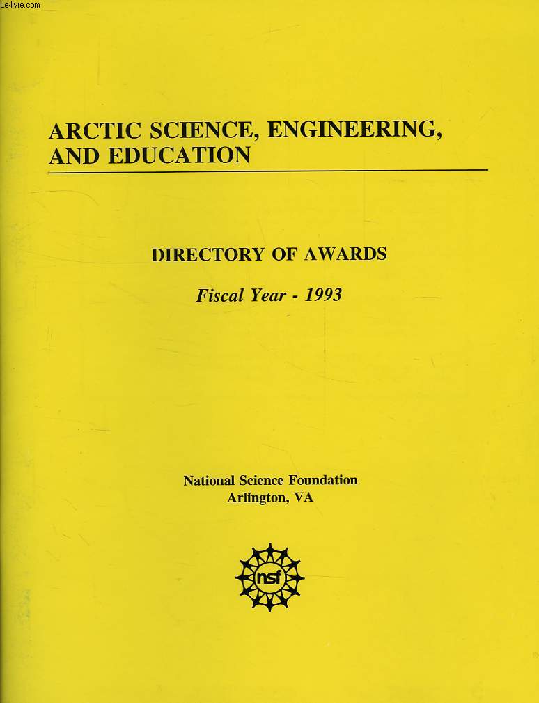 ARCTIC SCIENCE, ENGINEERING, AND EDUCATION