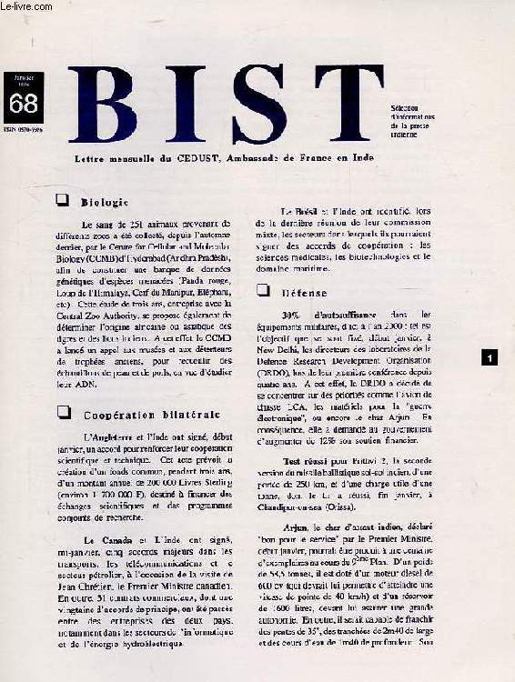 BIST, N 68, JAN. 1996