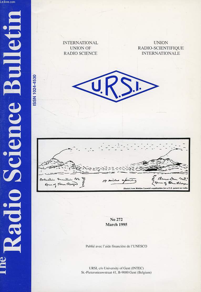 URSI, THE RADIO SCIENCE BULLETIN, N 272, MARCH 1995