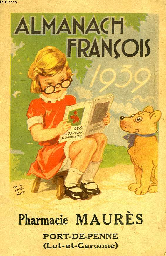 ALMANACH FRANCOIS 1939