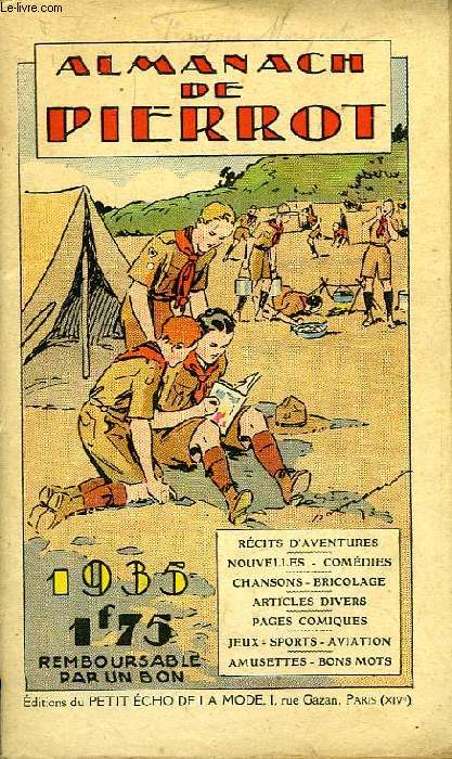 ALMANACH DE PIERROT, 1935