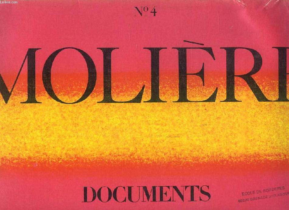 MOLIERE, DOCUMENTS N 4