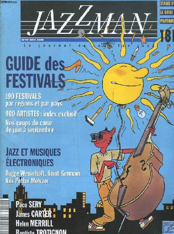 JAZZMAN, LE JOURNAL DE TOUS LES JAZZ, N 59, JUIN 2000