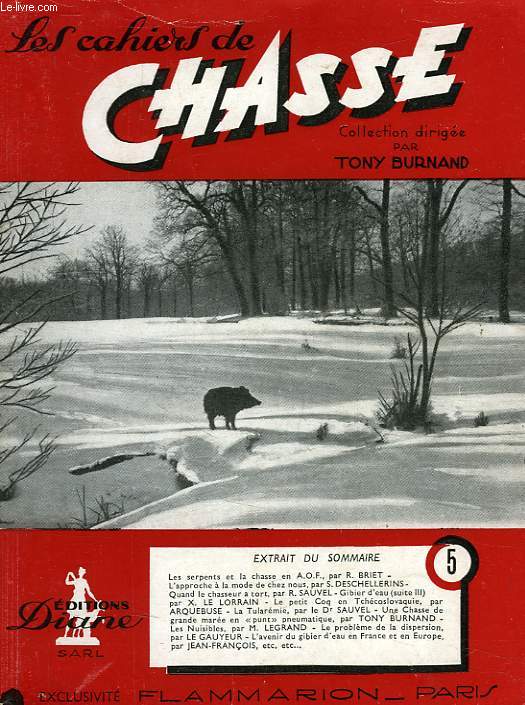 LES CAHIERS DE CHASSE, N 5, 1950