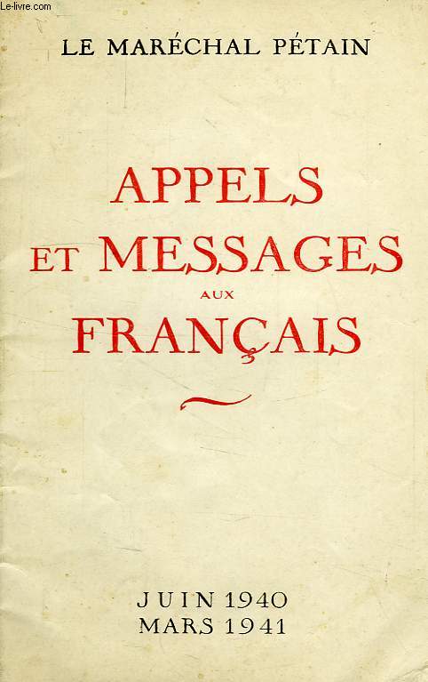 APPELS ET MESSAGES AU FRANCAIS