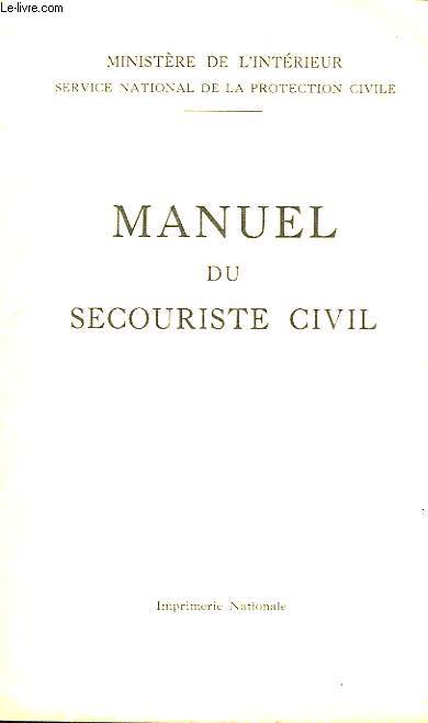 MANUEL DU SECOURISTE CIVIL