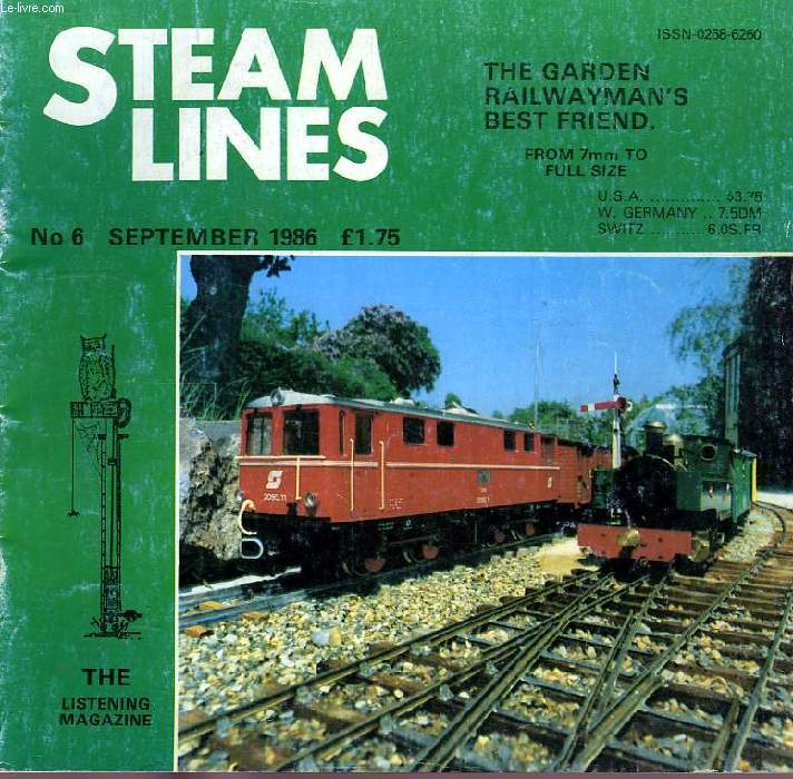 STEAM LINES, N 6, SEPT. 1986