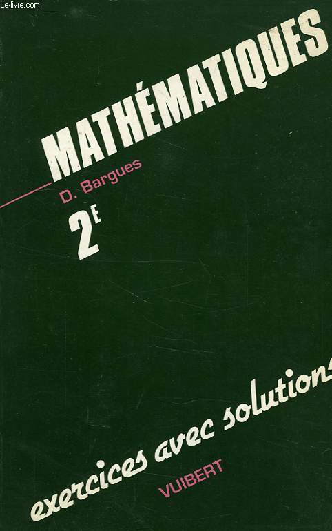 MATHEMATIQUES, 2e