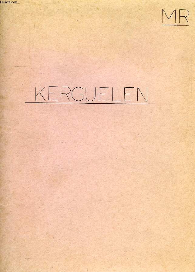 ARMEE DE L'AIR, E.H. 03.067 'PARISIS', FICHES DE ZONE DE POSER, KERGUELEN, AMSTERDAM, CROZET, MARION DUFRESNE