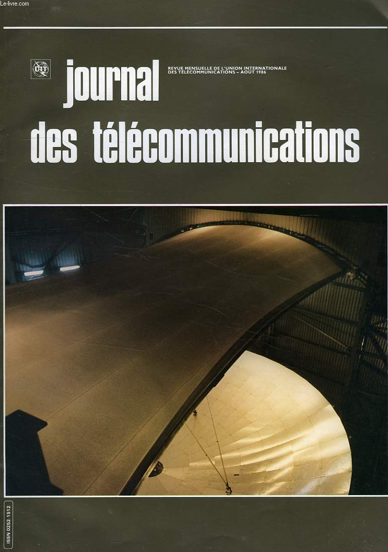 JOURNAL DES TELECOMMUNICATIONS, VOL. 53, N 8, 1986