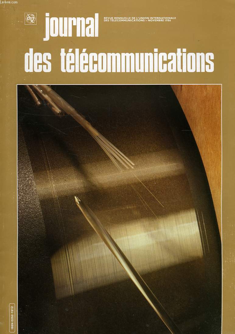 JOURNAL DES TELECOMMUNICATIONS, VOL. 53, N 11, 1986