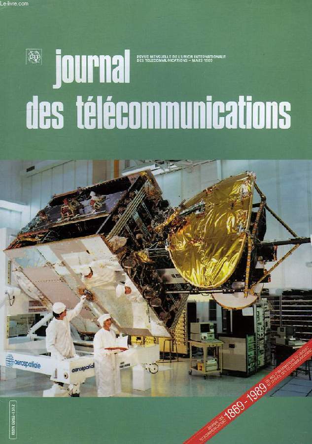 JOURNAL DES TELECOMMUNICATIONS, VOL. 56, N 3, 1989