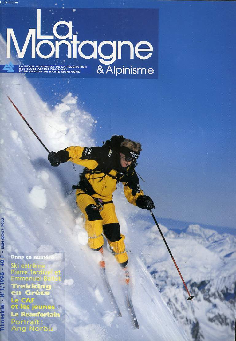 LA MONTAGNE & ALPINISME, N 1, 1998