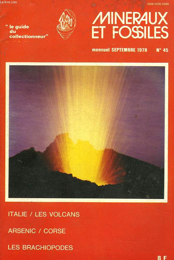 MINERAUX ET FOSSILES, MENSUEL, N 45, SEPT. 1978