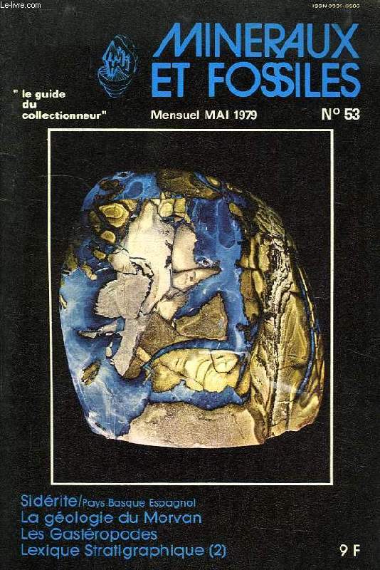 MINERAUX ET FOSSILES, MENSUEL, N 53, MAI 1979
