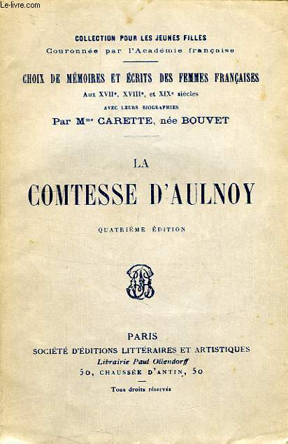 LA COMTESSE D'AULNOY