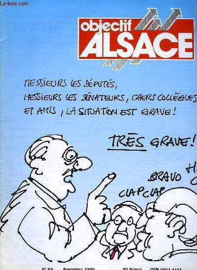 OBJECTIF ALSACE, N 63, NOVEMBRE 1990
