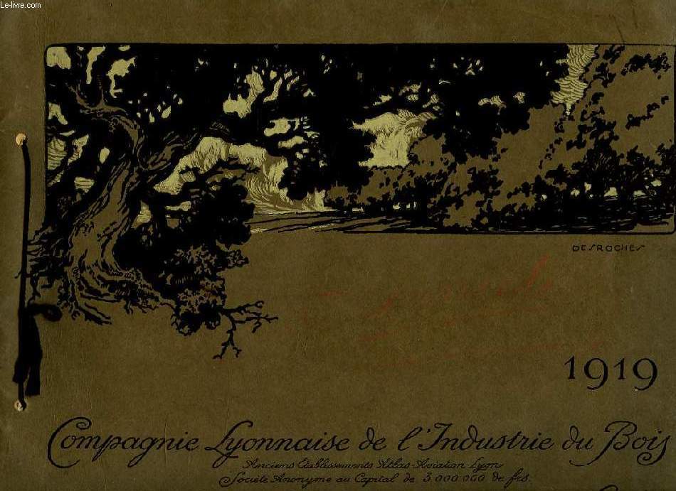 COMPAGNIE FRANCAISE DE L'INDUSTRIE DU BOIS, ALBUM MEUBLES 1919