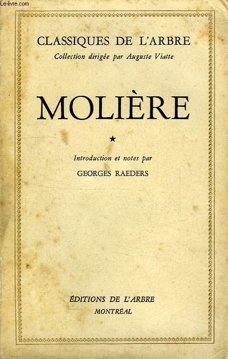 MOLIERE, TOME I