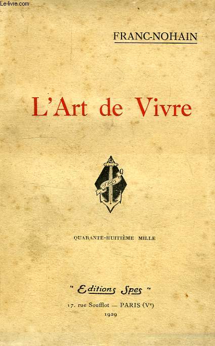 L'ART DE VIVRE