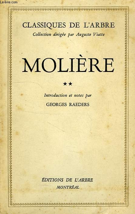 MOLIERE, TOME II