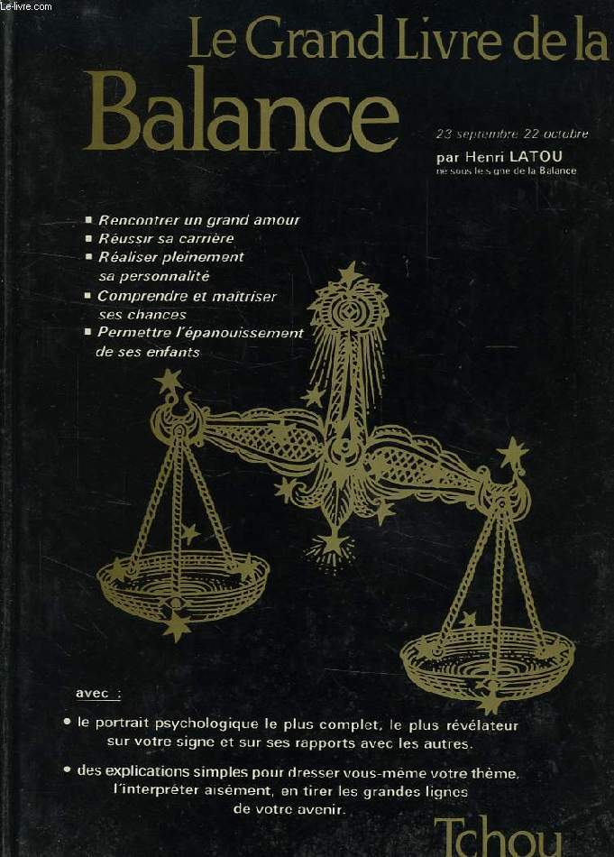 LE GRAND LIVRE DE LA BALANCE