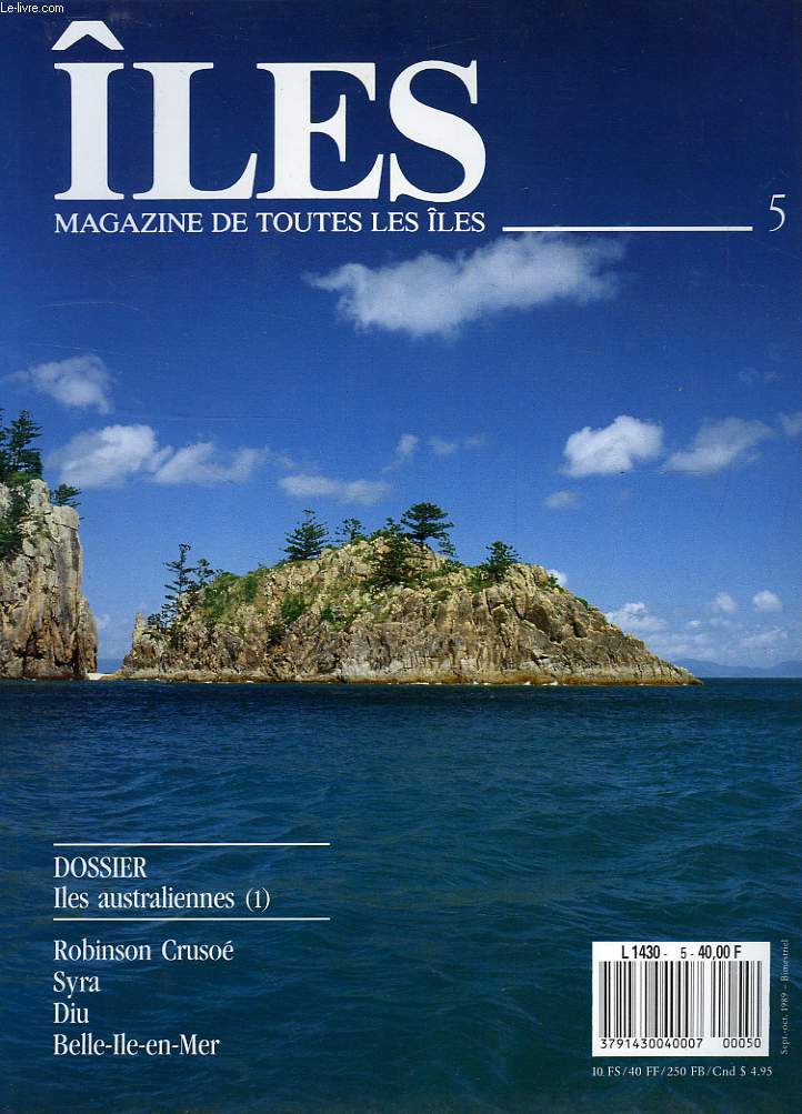 ILES, MAGAZINE DE TOUTES LES ILES, N 5, SEPT.-OCT. 1989