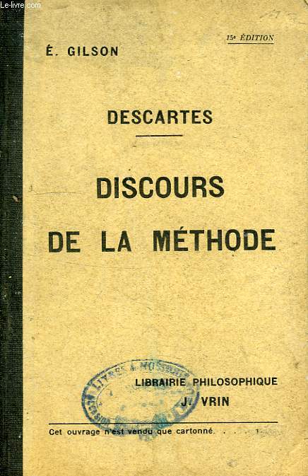 DISCOURS DE LA METHODE