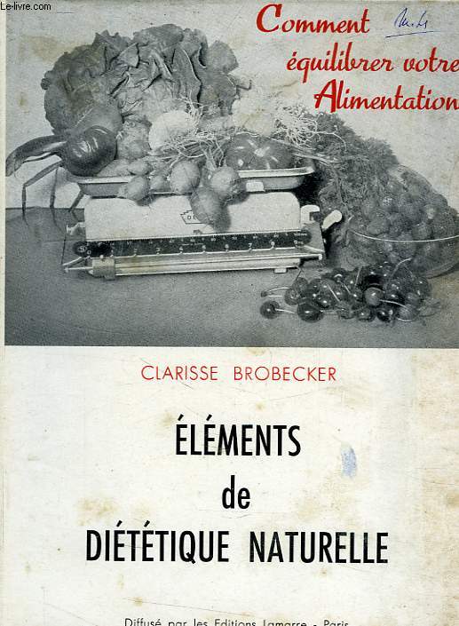 ELEMENTS DE DIETETIQUE NATURELLE