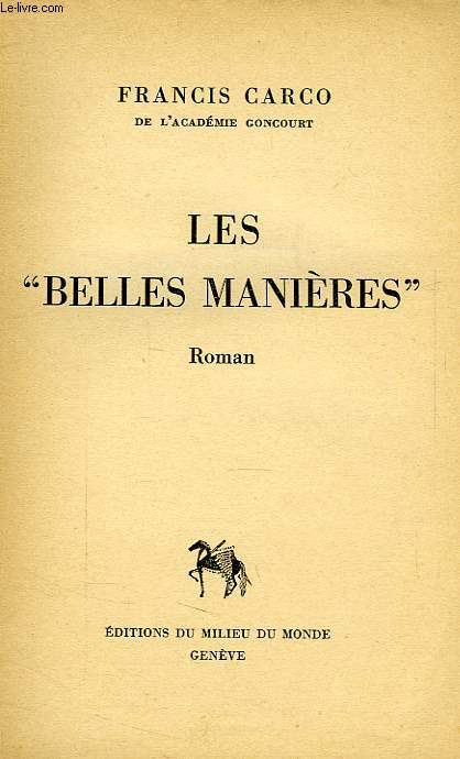 LES 'BELLES MANIERES'