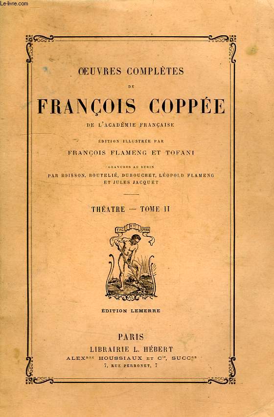 OEUVRES COMPLETES DE FRANCOIS COPPEE, THEATRE, TOME II