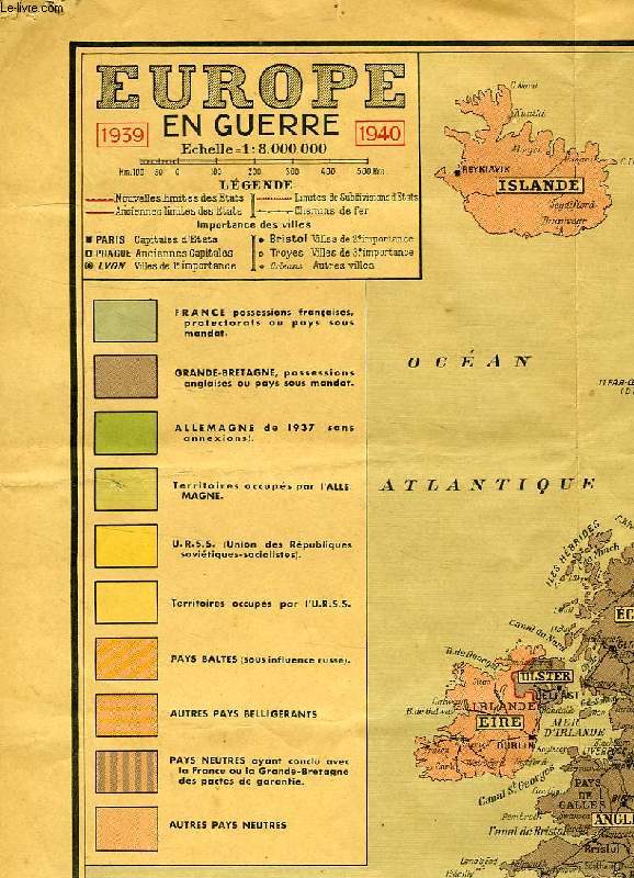 L'EUROPE EN GUERRE, 1939-1940