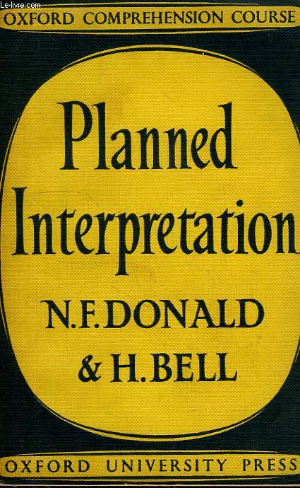 PLANNED INTERPRETATION