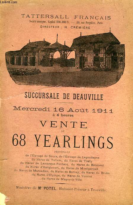 VENTE D E68 YEARLINGS