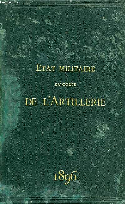 ETAT MILITAIRE DU CORPS DE L'ARTILLERIE