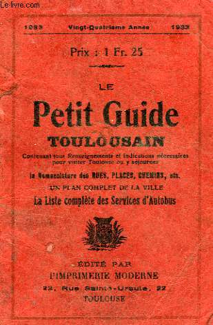 LE PETIT GUIDE TOULOUSAIN