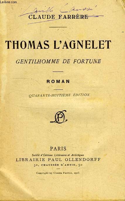THOMAS L'AGNELET, GENTILHOMME DE FORTUNE